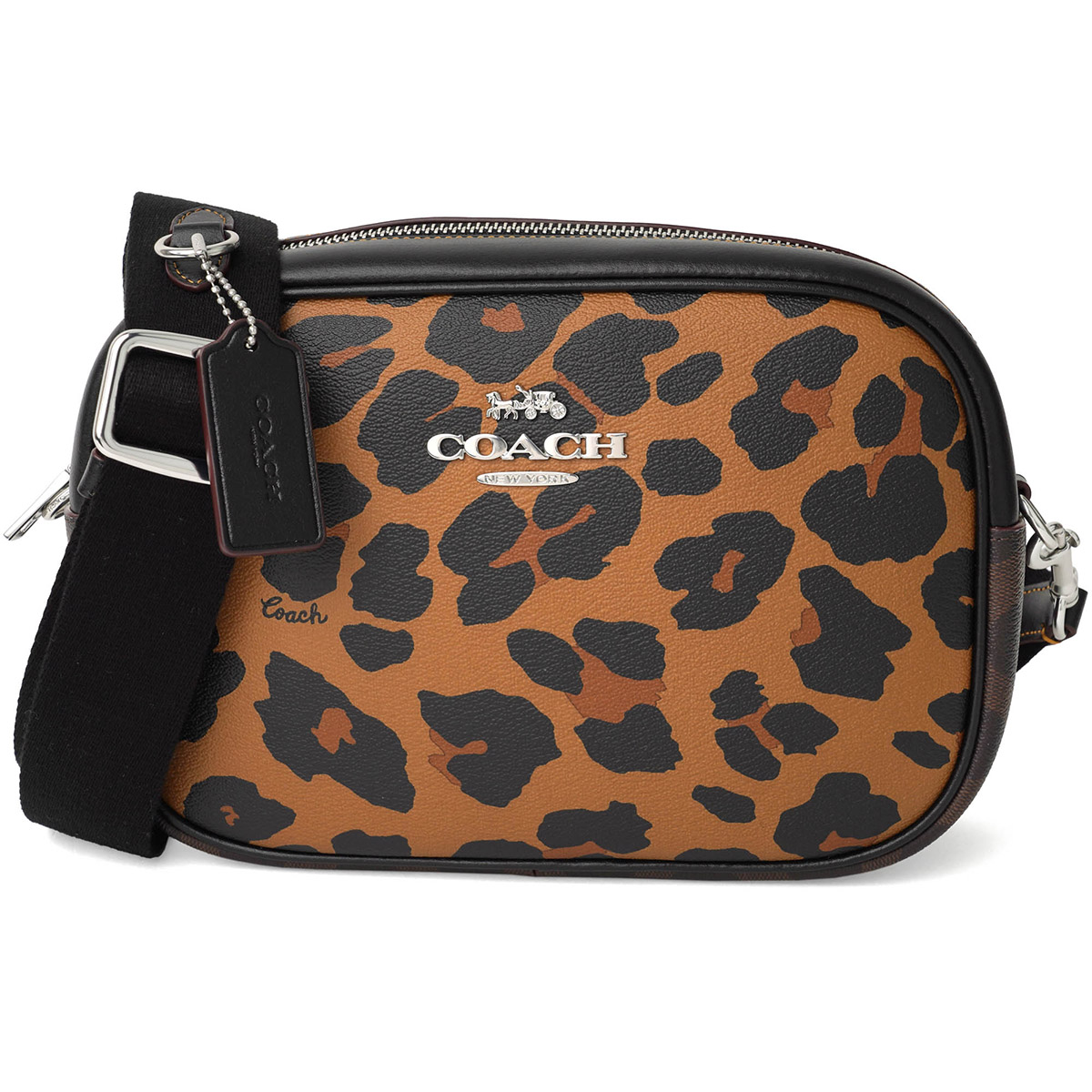 COACH コーチ シグネチャー メッセンジャーバッグ 総柄 斜め掛け　茶 COACH コーチ ショルダーバッグ メッセンジャーバッグ メンズ