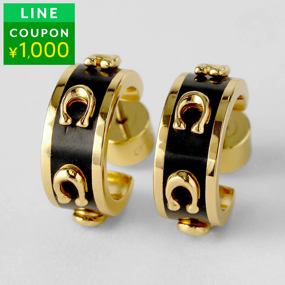 楽天市場】コーチ ピアス COACH シグネチャー 408098 GLD004