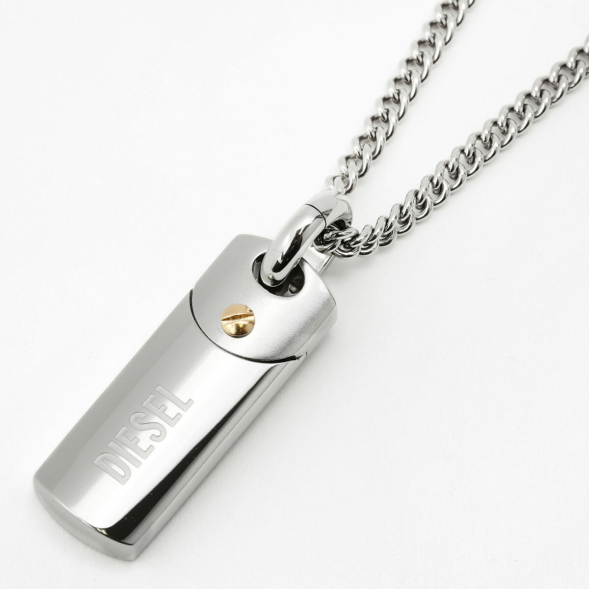 ディーゼル ネックレス DIESEL ドッグタグ DX1116040 ユニセックス シルバー 銀【1万円以上で1,000円OFF★最大5,000円OFFクーポン配布中】｜ブランドストリートリング