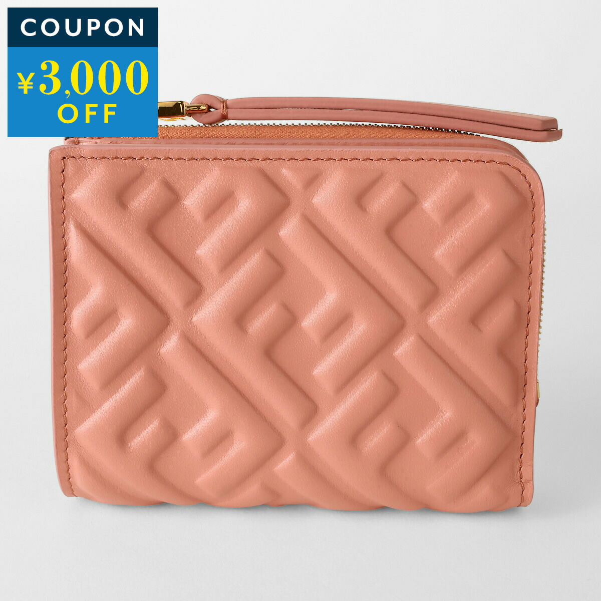 フェンディ 2つ折り財布 FENDI バゲット 8M0519 AAJD F13VM レディース ピンク【1万円で1,000円OFF★最大5,000円OFFクーポン配布中】