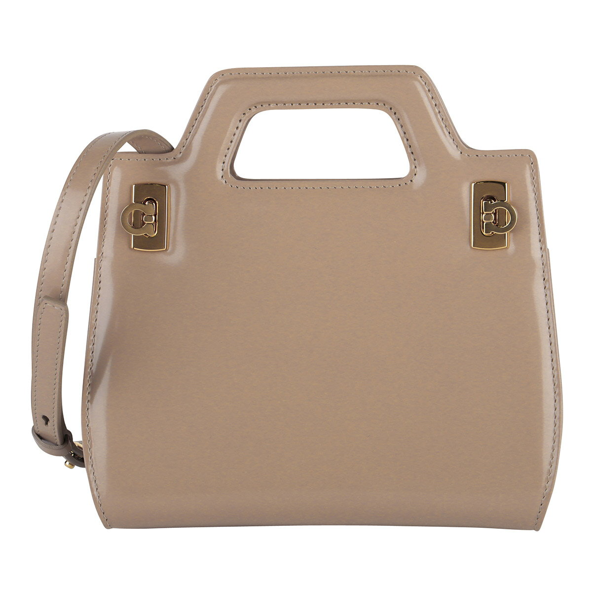 FERRAGAMO★ワンダ ガンチオトートバッグ 213485 760348 FERRAGAMO☆ワンダ ガンチオトートバッグ 213485 760348