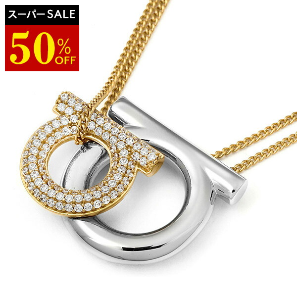 国内即発 Ferragamo 760488 OR SC ネックレス フェラガモ ネックレス レディース ブランド Ferragamo 760488