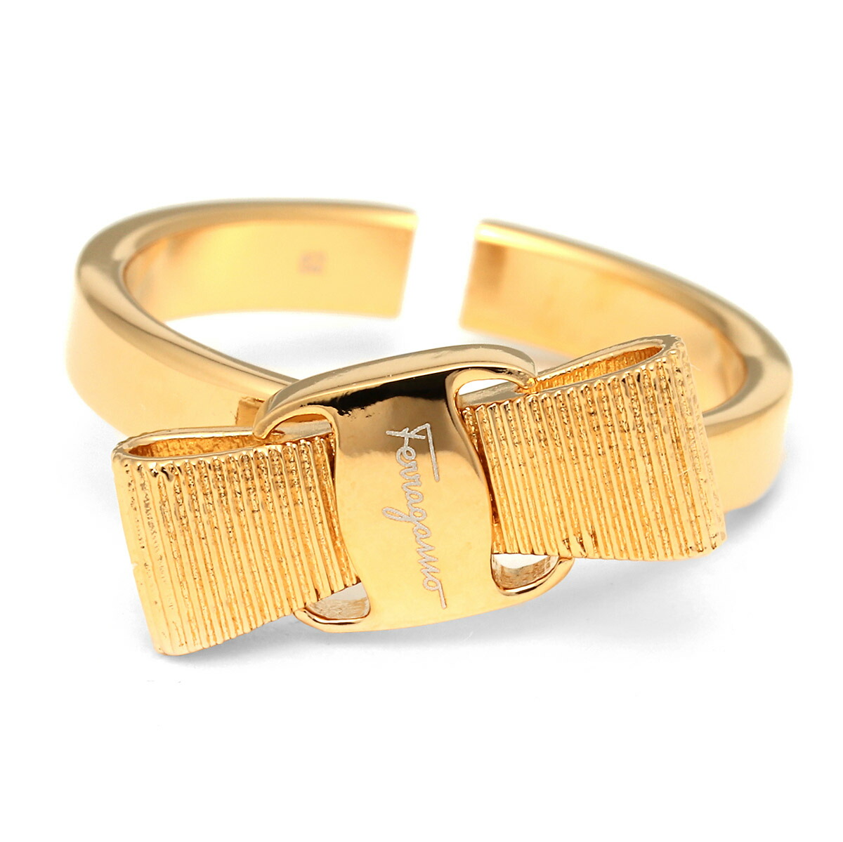 FERRAGAMO ガンチーニリング 52号 ラウンド ring Gancini - Ferragamo | Women - 52 size