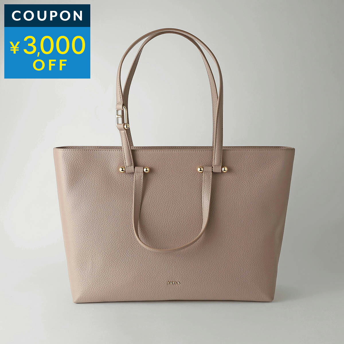 フルラ トートバッグ FURLA スフェラ WB01453 HSF000 2572S 1 007 レディース グレージュ【P5倍 7/25 0:00~7/26 01:59まで!さらに1万円以上で1,000円OFF★最大5,000円OFFクーポン配布中】|ブランドストリートリング