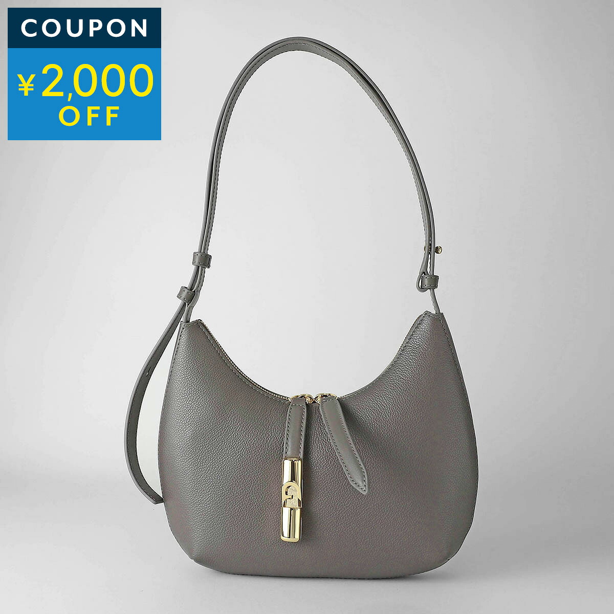 フルラ ハンドバッグ FURLA ゴッチャ WB01500 BX3353 4283S 1 007 レディース グレー【P5倍★4/20限定！さらに1万円で1,000円OFF★最大5,000円OFFクーポン配布中】