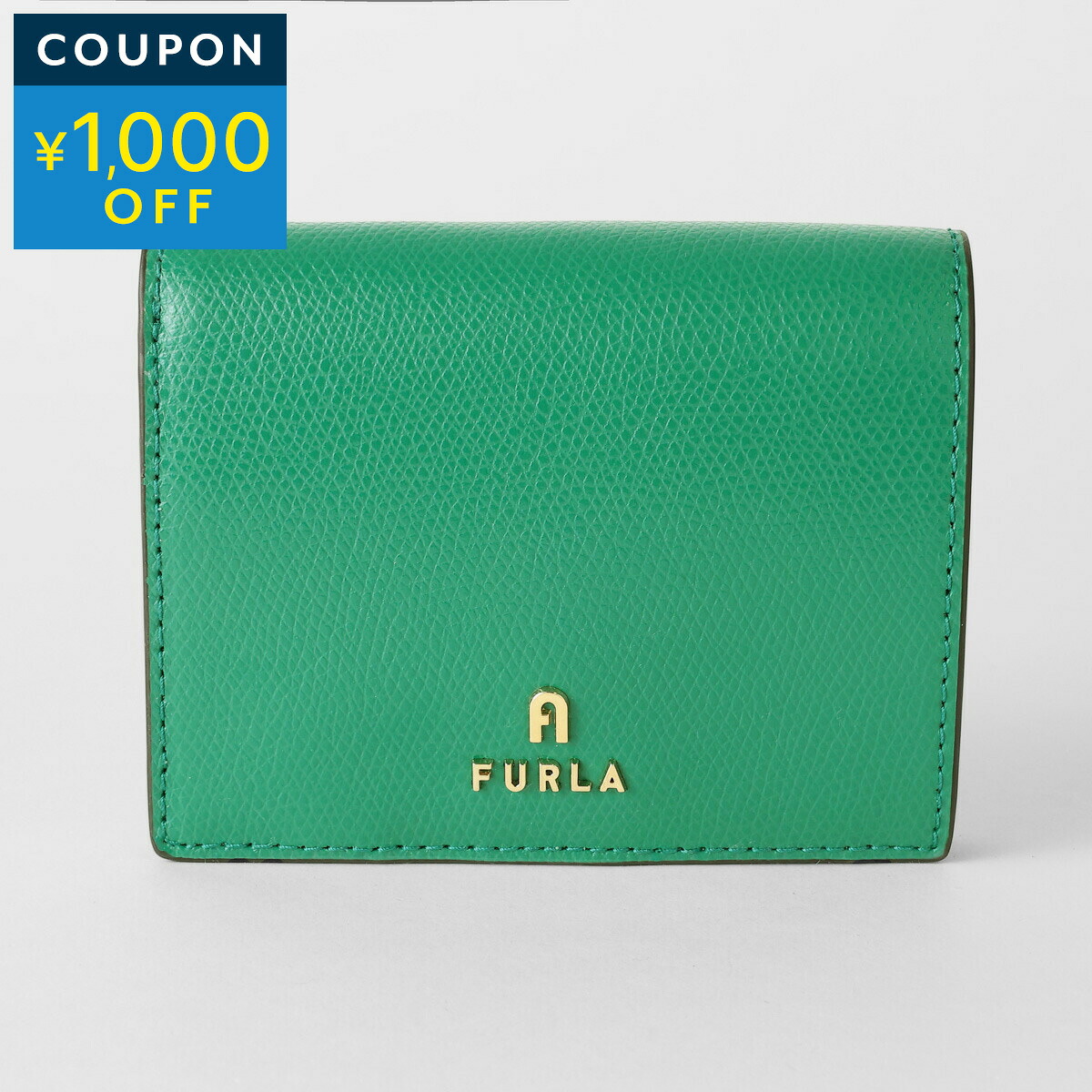フルラ 2つ折り財布 FURLA カメリア WP00304 ARE000 4349S 1 007 レディース グリーン 緑【P5倍★4/18限定！さらに1万円で1,000円OFF★最大5,000円OFFクーポン配布中】
