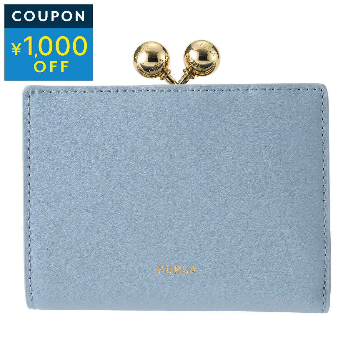 フルラ 2つ折り財布 FURLA ドッツ WP00541 BX3104 CDZ00 1 007 レディース ライトブルー 水色【1万円以上で1,000円OFF★最大5,000円OFFクーポン配布中】｜ブランドストリートリング