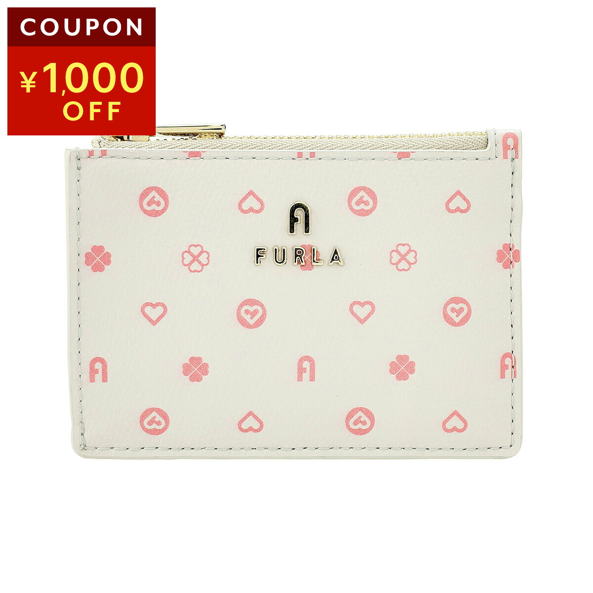 フルラ カードケース FURLA カメリア WP00366 BX2019 1833S 1 007 レディース ホワイト 白 ベージュ【1万円以上で1,000円OFF★最大5,000円OFFクーポン配布中】｜ブランドストリートリング