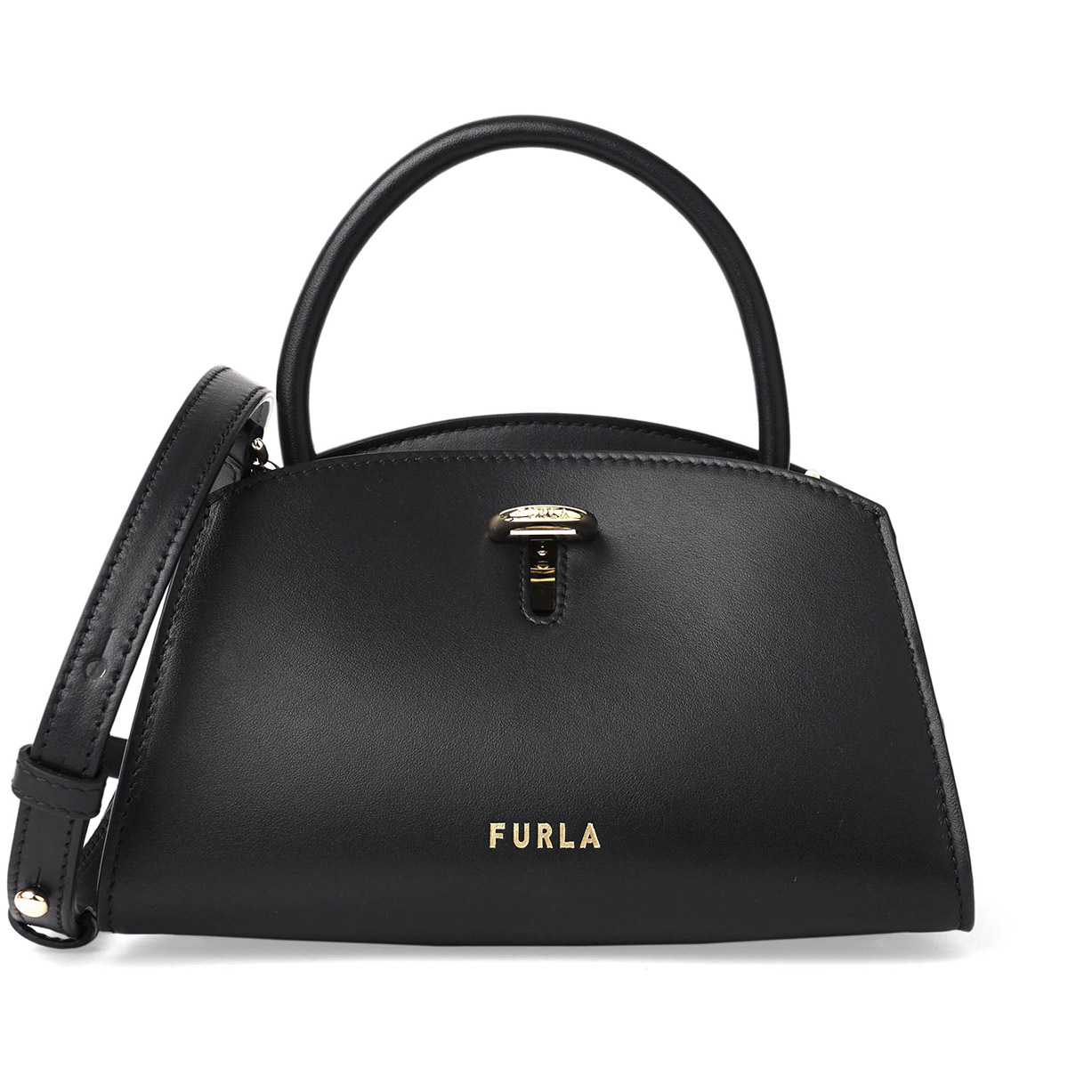 極美品】FURLA PIPER S BELT BAG オールレザー シボ革 黒 極美品】
