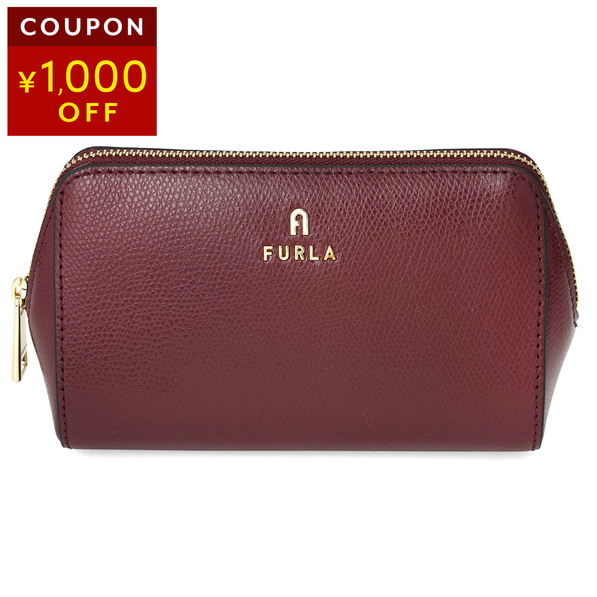 フルラ ポーチ FURLA カメリア WE00449 ARE000 26700 1 007 レディース ダークレッド【P5倍★4/18限定！さらに1万円で1,000円OFF★最大5,000円OFFクーポン配布中】