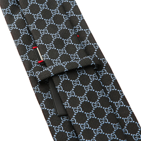 楽天市場 1万円以上で500円offクーポン 8 4 水 14 00まで グッチ ネクタイ Gucci 4b002 1069 ブランド小物 Ggパターン Gg Pattern シルクジャカード メンズ Black ブラック 黒 ライトブルー 送料無料 ブランドストリートリング