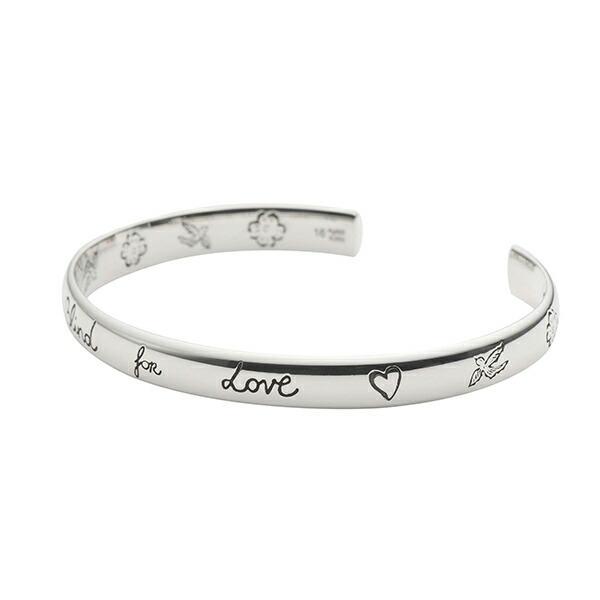 極美品 グッチ バングル ブレスレット LOVED パールモチーフ