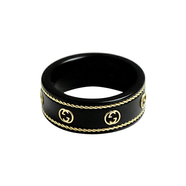 楽天市場】GUCCI 660070-J8502-9000グッチ GGアイコン リングK18