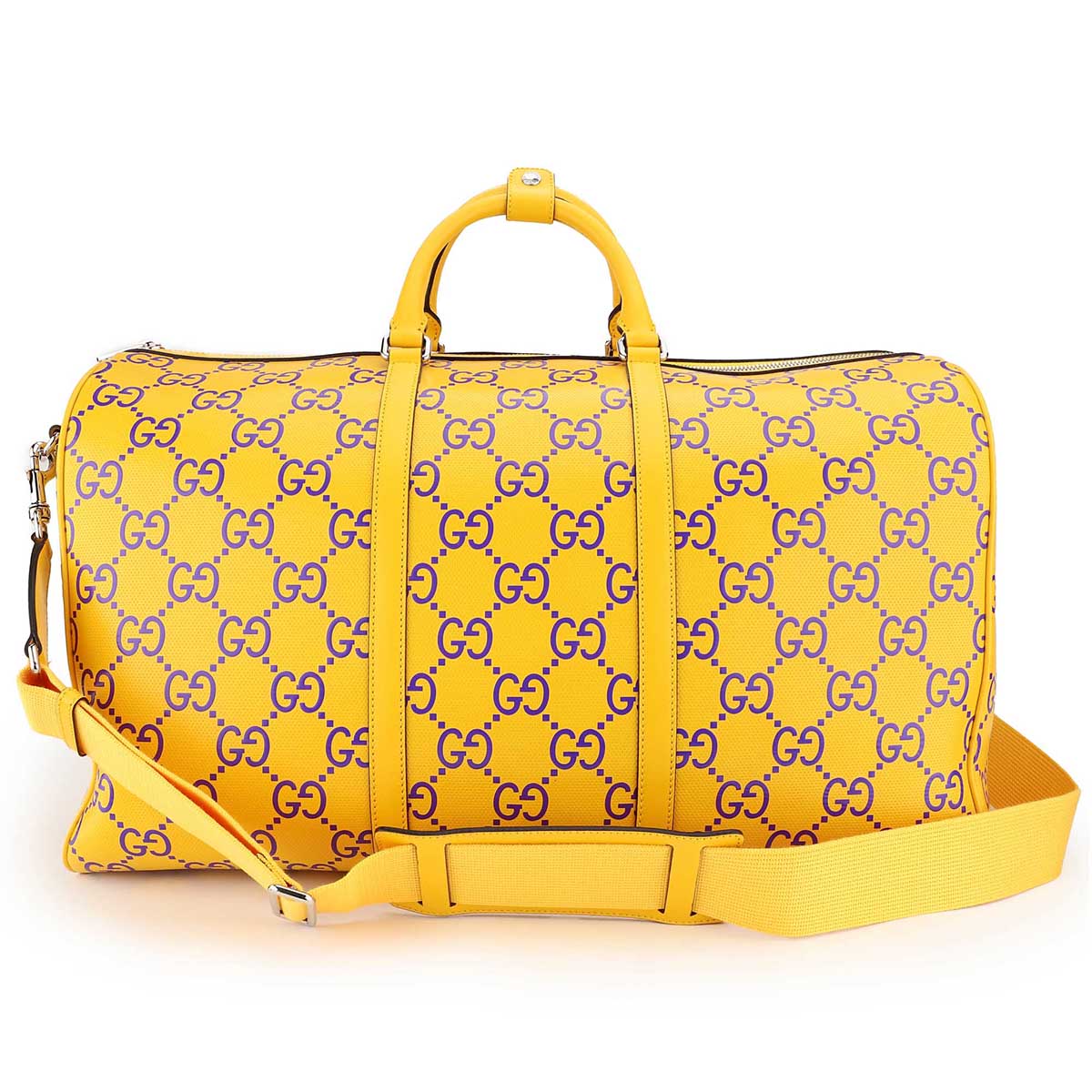 【極美品】グッチ ボストンバッグ 大容量 GG キャンバス 折り畳み ポーチ付き グッチ GUCCI ボストンバッグ GGキャンバス ベージュ ユニ