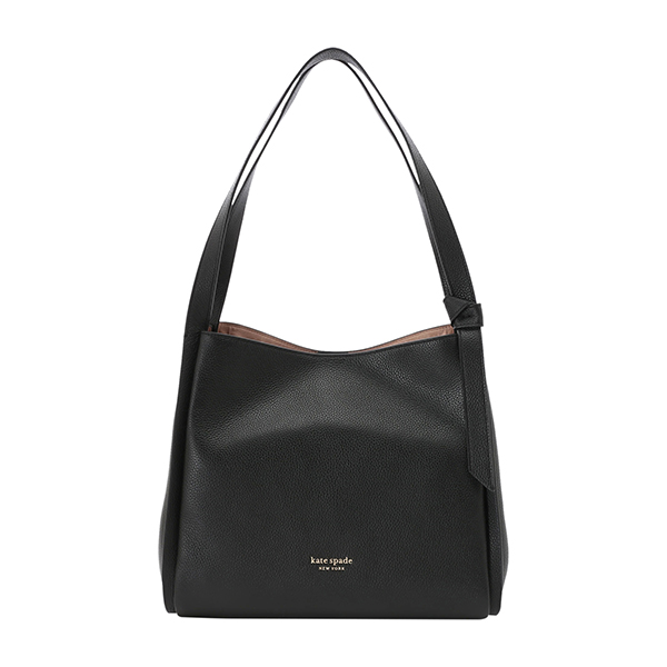 kate spade ブラック トートバッグ　ケイトスペードニューヨーク未使用 オン パーパス ポルカ ドット ボウ トート | バッグ | ケイト