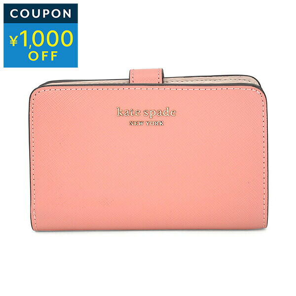 ケイトスペード 2つ折り財布 kate spade スペンサー PWR00279 651 レディース ピンク【P5倍★4/18限定！さらに1万円で1,000円OFF★最大5,000円OFFクーポン配布中】