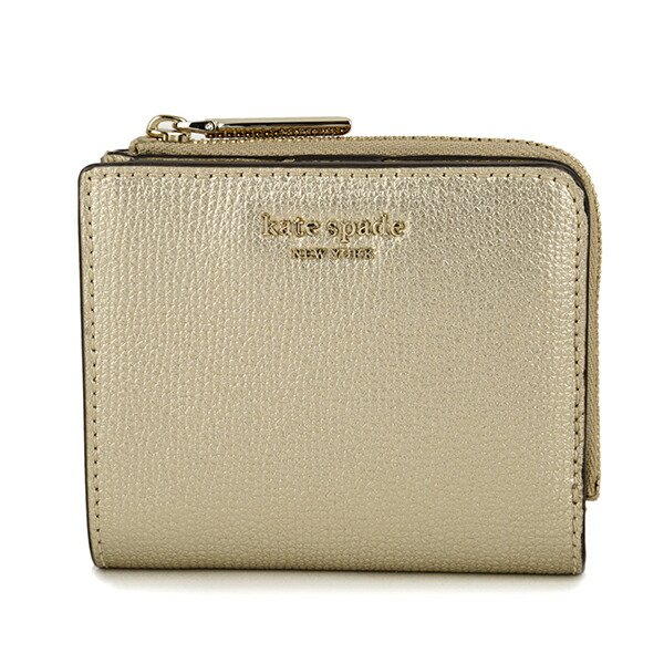 本店は 最大3000円offクーポン 4 8 木 14 00まで ケイトスペード 2つ折り財布 Kate Spade Pwru7250 712 財布 シルビア Sylvia Small Bifold Wallet レディース Pale Gold ゴールド 金 ブランドストリートリング 最も優遇 Ozonolifeperu Com