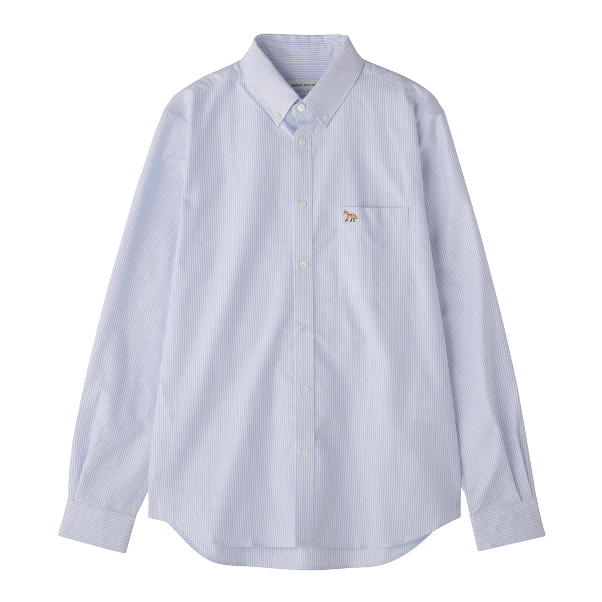 美品 メゾンキツネ メンズ 白シャツ シャツ 長袖 43 XL 希少 美品 メゾンキツネ メンズ 白シャツ シャツ 長袖 42 XL