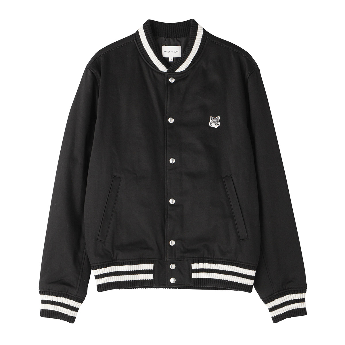 メゾンキツネ　スタジャン　グレー　XS 楽天市場】Maison Kitsune メゾンキツネ グレーフォックスヘッド