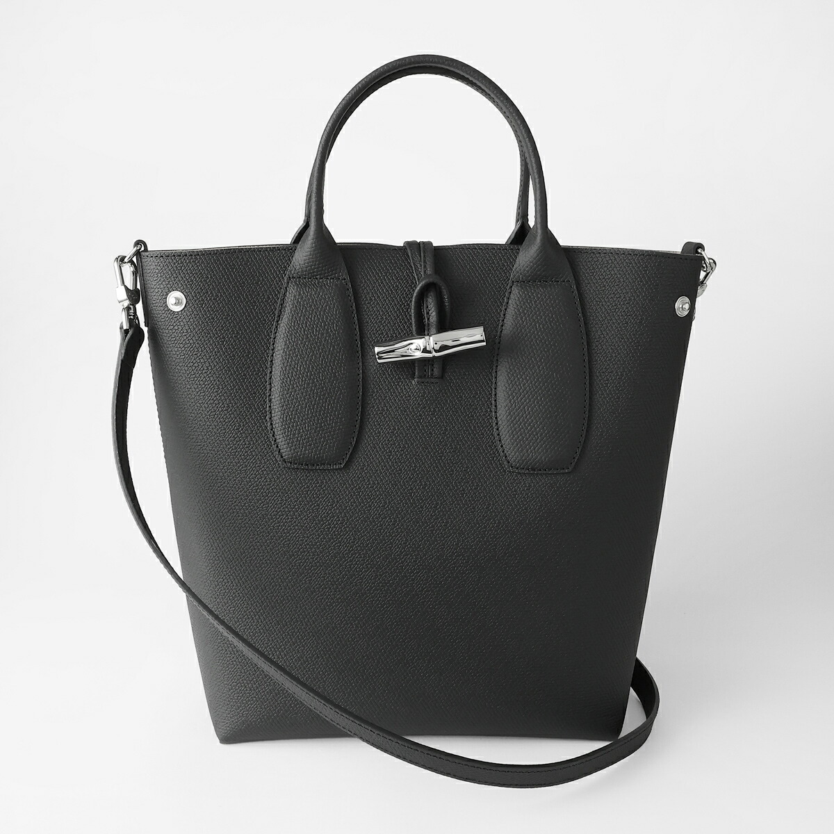 楽天市場】ロンシャン LONGCHAMP トートバッグ レディース ブラック