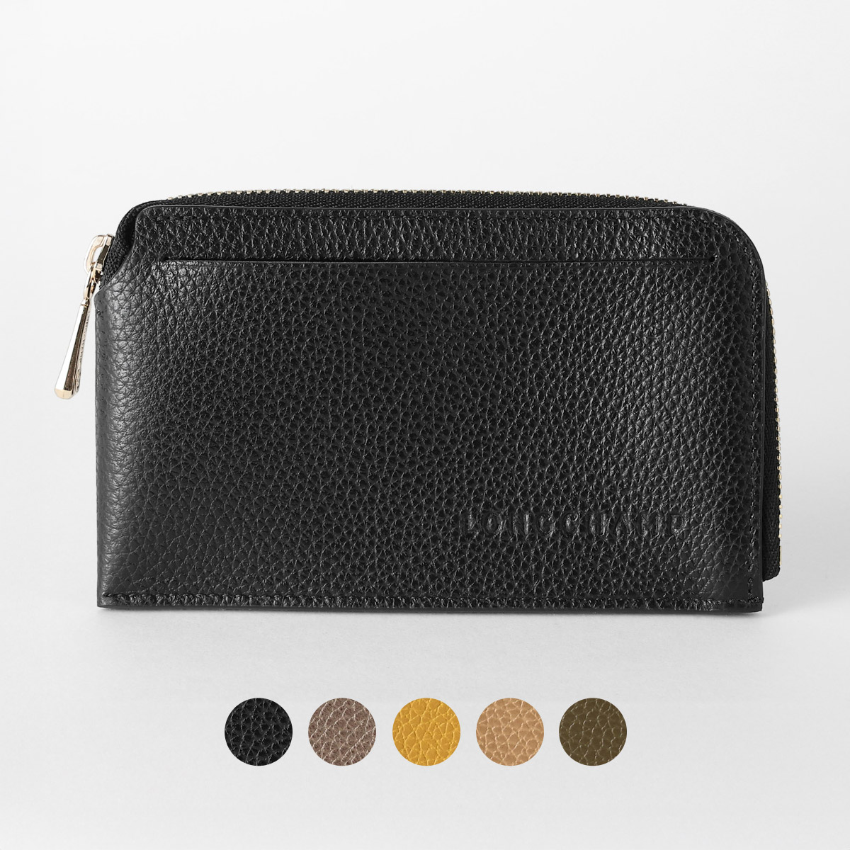極美品 ロンシャン LONGCHAMP カード・キー・コインケース グレー 極美品 ロンシャン LONGCHAMP カード・キー・コインケース