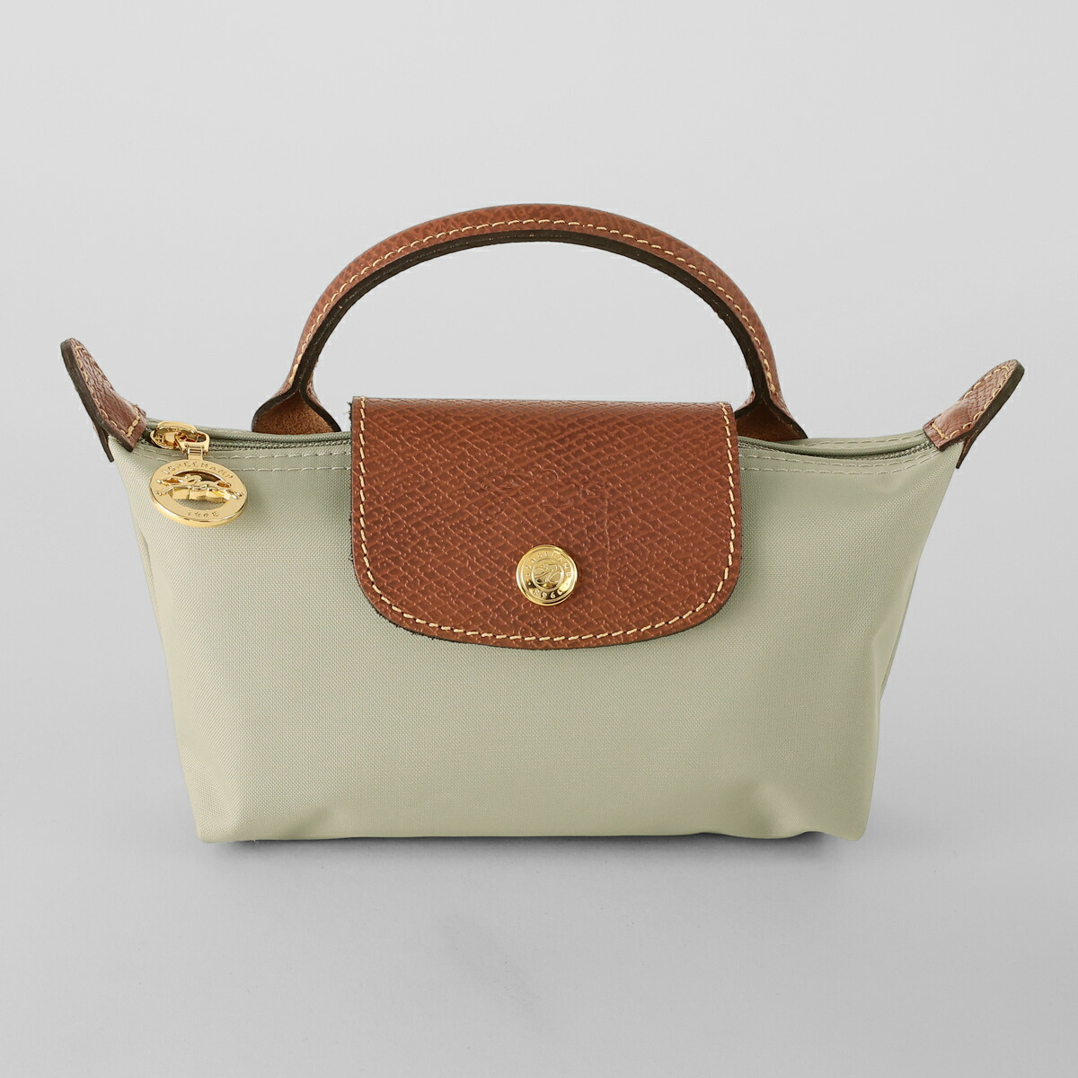 ロンシャン ポーチ LONGCHAMP ル プリアージュ オリジナル ハンドル付きポーチ 34175 089 349 レディース グレージュ【P5倍★4/18限定！さらに1万円で1,000円OFF★最大5,000円OFFクーポン配布中】