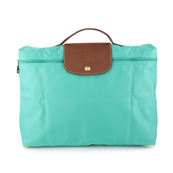 すぐ届く【国内発送】Longchamp*人気色 黄緑ブリーフケース ギフトにも！Longchamp*LE PLIAGE GREEN＊ブリーフケース PC