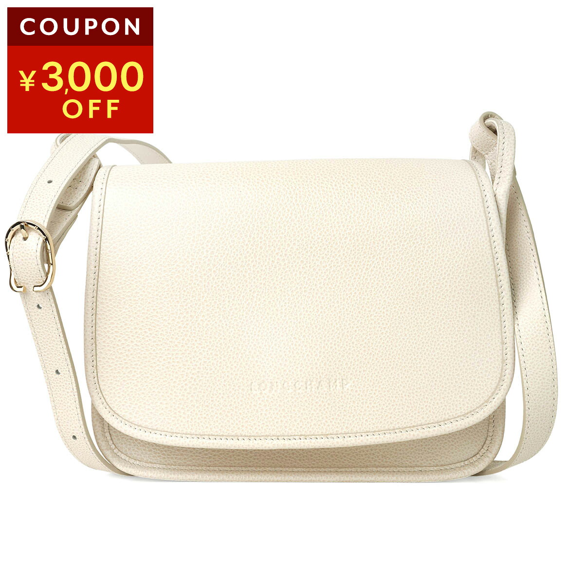 ロンシャン ショルダーバッグ LONGCHAMP ル フローネ クロスボディバッグ Mサイズ 10135 021 555 レディース ホワイト 白【P5倍★4/20限定！さらに1万円で1,000円OFF★最大5,000円OFFクーポン配布中】 44,720円