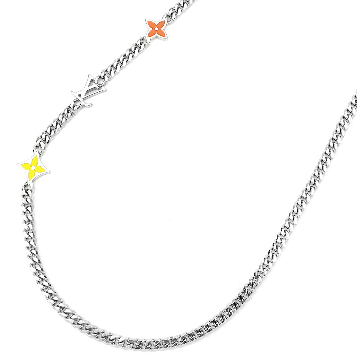 【艶やかなシルバーカラー】LV ★モノグラムロウ ネックレス ネックレス・モノグラム ロウ S00｜ルイ・ヴィトン 公式サイト