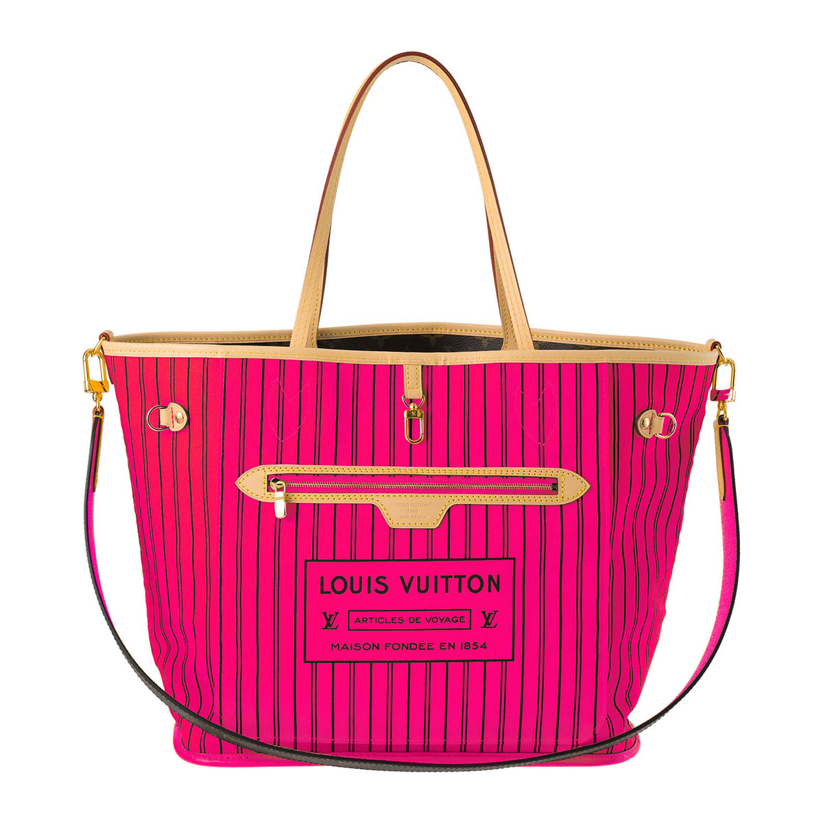 Louis Vuitton トートバッグ ベージュ/レッド glvm12257-1.jpg