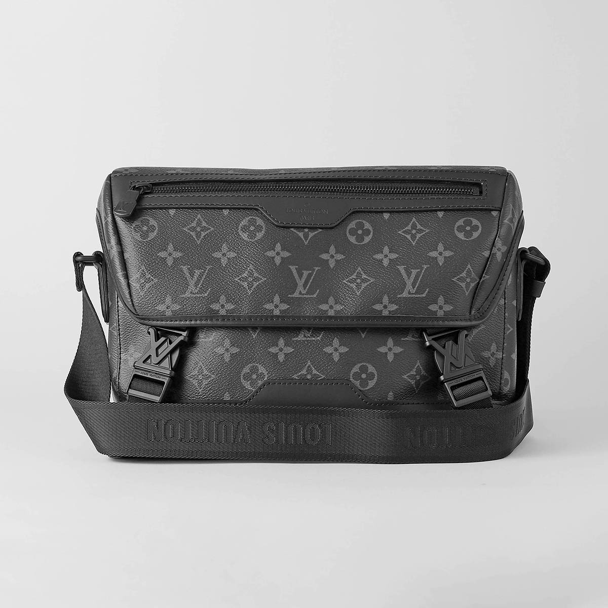 ルイヴィトン ショルダーバッグ Louis Vuitton モノグラム・エクリプス メッセンジャー・ヴォワヤージュ PM M12517 メンズ ブラック 黒 グレー