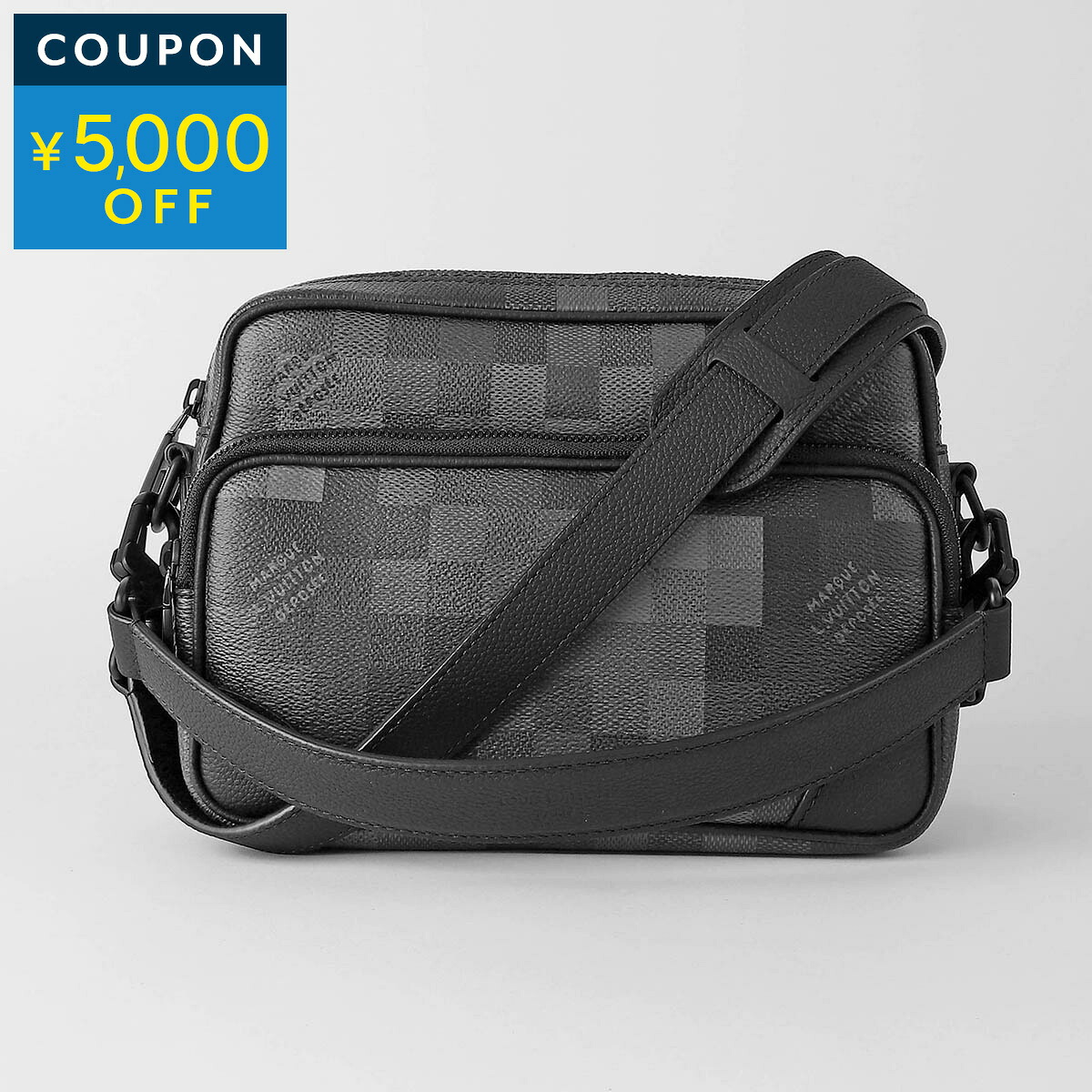 ルイヴィトン ショルダーバッグ Louis Vuitton ダモフラージュ ナイル M14988 メンズ ブラック 黒【1万円で1,000円OFF★最大5,000円OFFクーポン配布中】