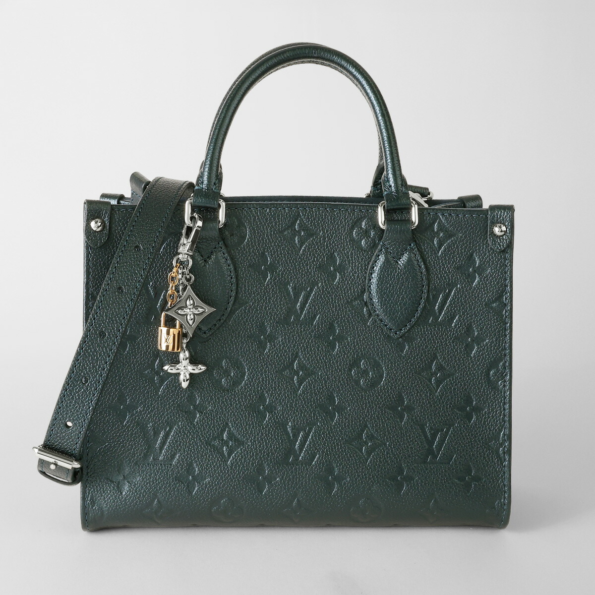 ルイヴィトン ハンドバッグ Louis Vuitton モノグラム アンプラント オンザゴー PM M27042 レディース ダークネイビー【1万円で1,000円OFF★最大5,000円OFFクーポン配布中】