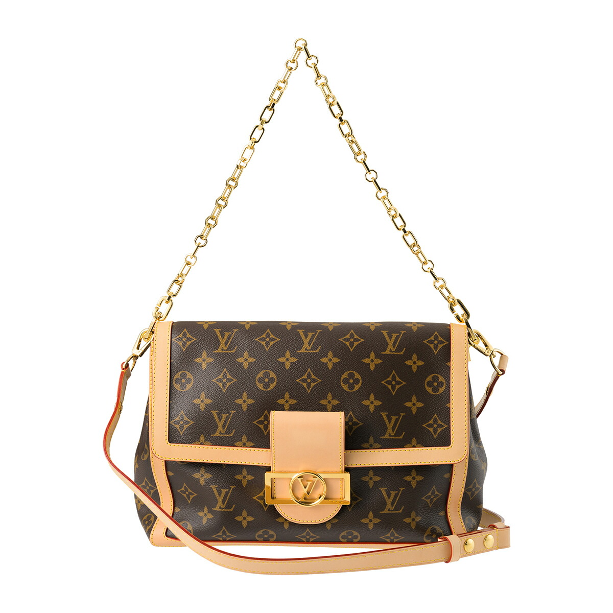 ルイヴィトン ハンドバッグ Louis Vuitton モノグラム ドーフィーヌ・ソフト GM M47149 レディース ブラウン 茶【1万円で1,000円OFF★最大5,000円OFFクーポン配布中】