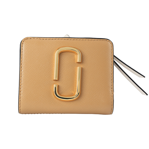 マークジェイコブス　二つ折　スナップショット　バイカラー THE SNAPSHOT COMPACT WALLET/ザ スナップショット コンパクト