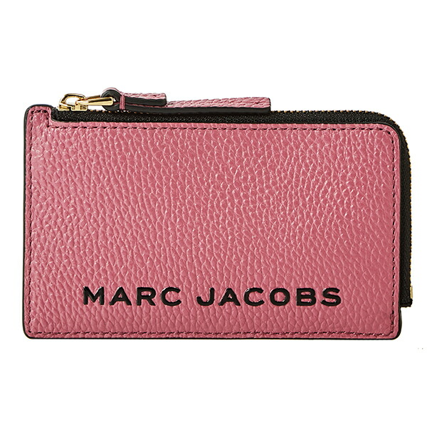 新到着 Marc Ruby ダスティルビー スモール The Jacobs 送料無料 財布 M ザ バッグ 小物 ブランド雑貨 トップ コインケース M Dusty ピンク ザ ウォレット ボールド ジップ コインケース Bold Marc マークジェイコブス 514 Jacobs 財布