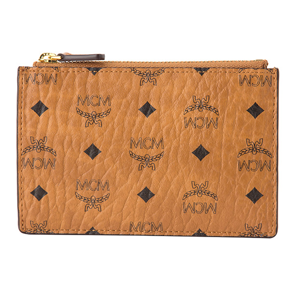 エムシーエム コインケース MCM MYZ8SVI06 CO001 財布 ビセトス オリジナル VISETOS ORIGINAL KEY POUCH MINI レディース COGNAC ブラウン キーケース ポーチ シック【 送料無料】