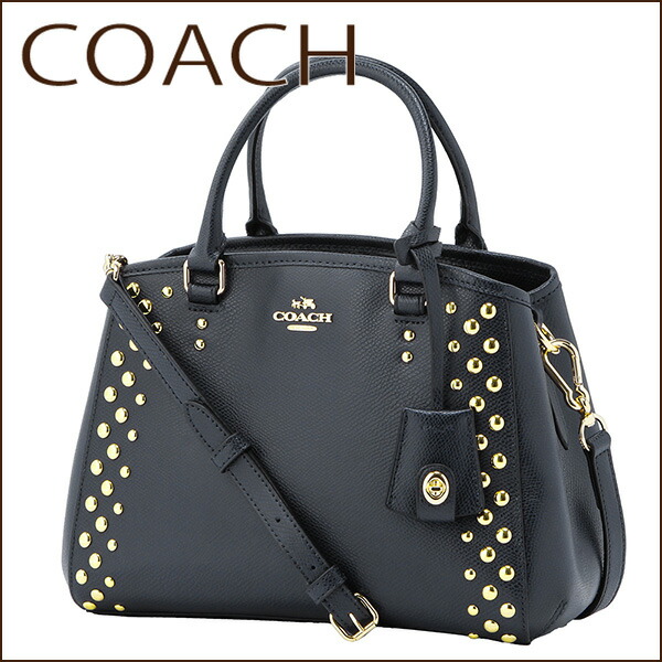 All Coach Outlet Shoulder Bag F35217 Immid Mini Margot Carry Lady S Midnight Dark Navy Blue