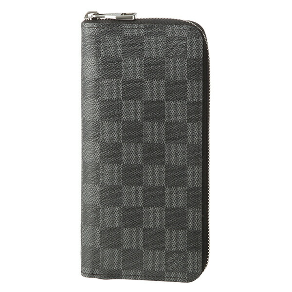 ルイヴィトン 長財布(ラウンドファスナー) Louis Vuitton N63095 財布 ダミエ・グラフィット DAMIER GRAPHITE ジッピー ウォレット ヴェルティカル メンズ BLACK/GRAY ブラック 黒 / グレー