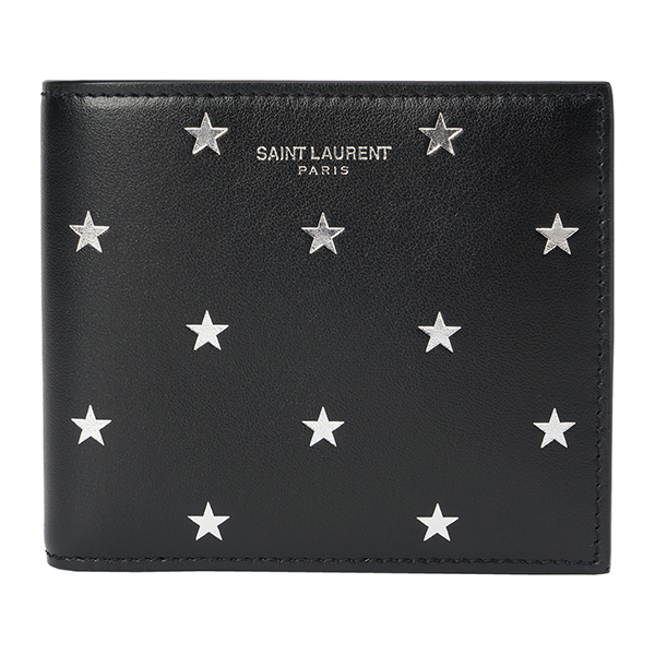 サンローラン　二つ折り財布 楽天市場】サンローラン SAINT LAURENT 2つ折り財布 ブラック