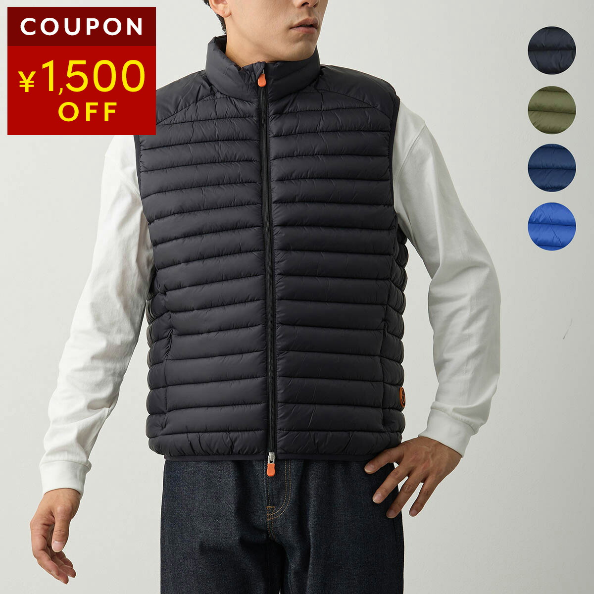 楽天市場】SAVE THE DUCK セーブザダック 中綿ベスト D81272M MIRO19