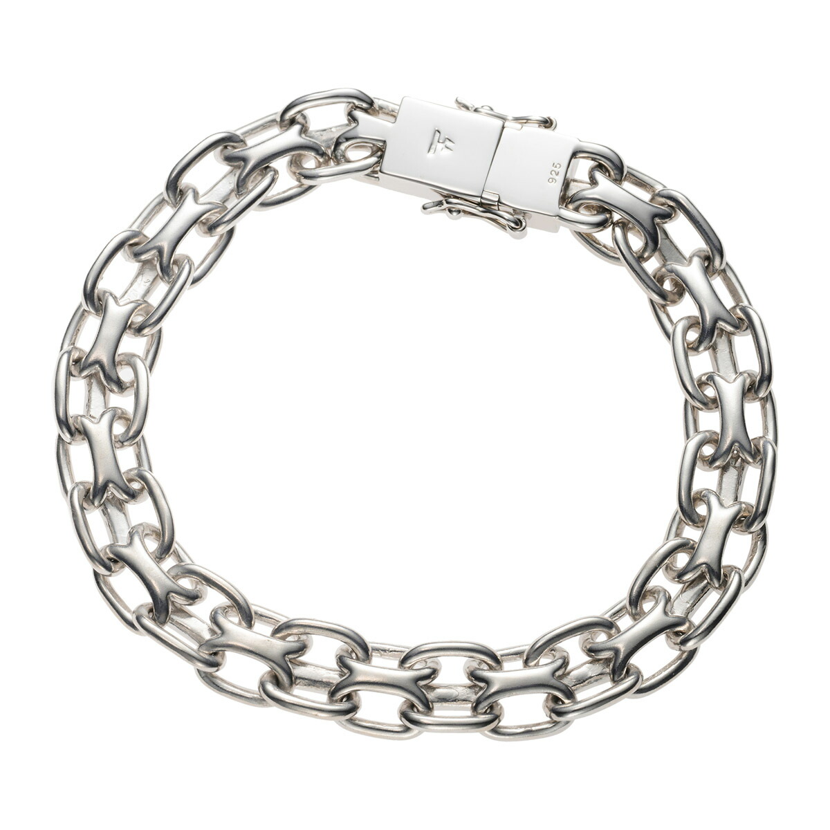【極美品】トムウッド/ボックスブレスレット/ラージ/シルバー/6.5インチ TOM WOOD TOMWOOD トムウッド ブレスレット Box Bracelet Large