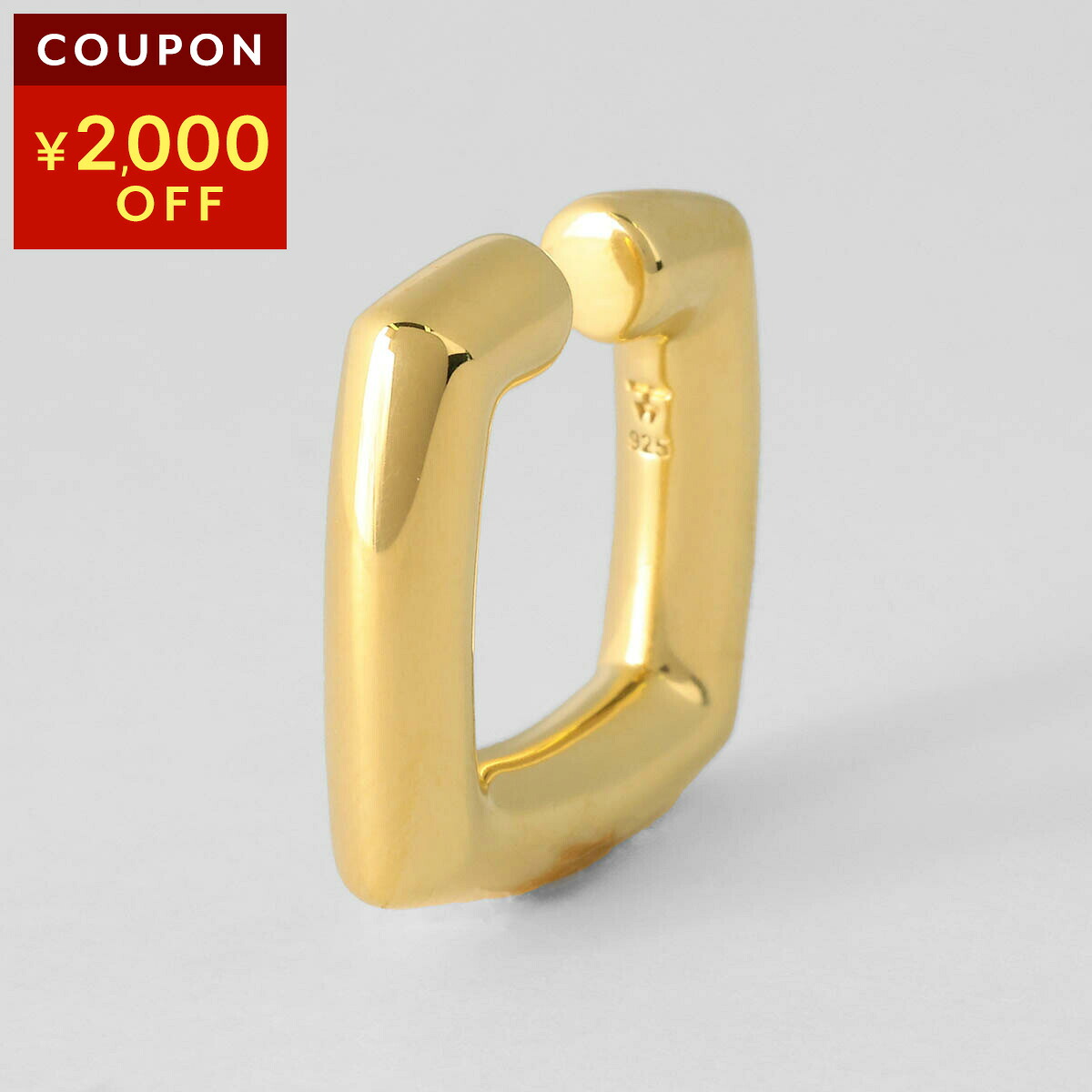 トムウッド イヤーカフ TOMWOOD フレーム EAR CUFF GOLD 101539 OS ユニセックス ゴールド 金【1万円以上で1,000円OFF★最大5,000円OFFクーポン配布中】｜ブランドストリートリング