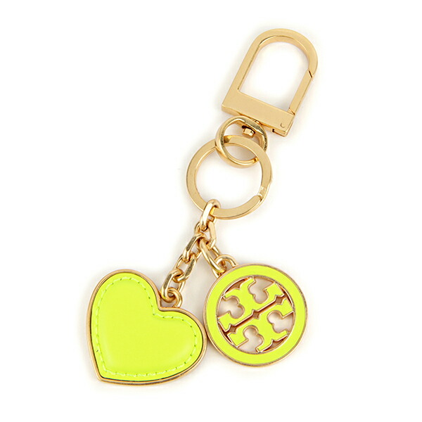 Tory Burch Logo Heart Key Fob selling Ring Keychain Blue