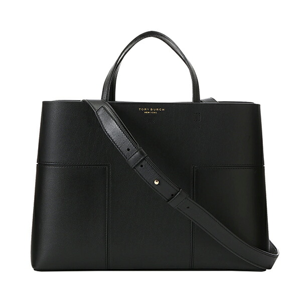 【極美品】トリーバーチ エマーソン 2way トートバッグ レザー 肩掛け 黒 TORY BURCH トリーバーチ バッグ トートバッグ 2WAYショルダー