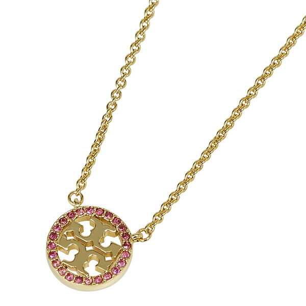 トリーバーチ ネックレス TORY BURCH ミラー 53420 600 レディース ゴールド 金 ピンク【1万円で1,000円OFF★最大5,000円OFFクーポン配布中】