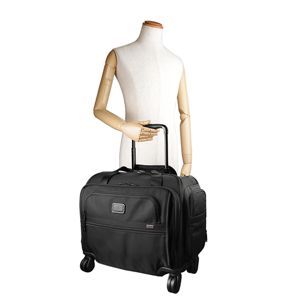 tumi alpha compact wheeled duffel