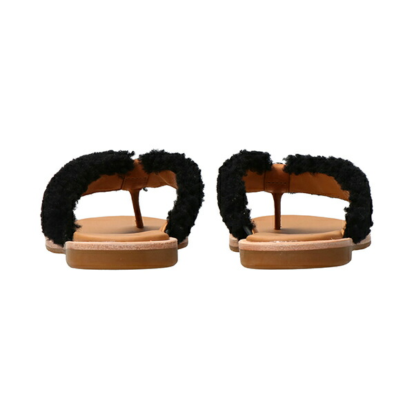 black ugg flip flops