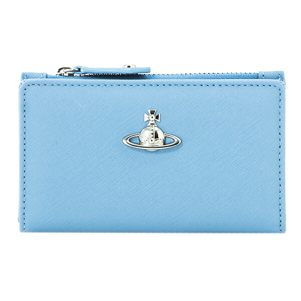ヴィヴィアン 胴材 歌留多匣 Vivienne Westwood K401 ブランド小物 ビクトリア Victoria Slim Flap Card Holder レディース Light Blue 光源青碧 ライトブルー 水色 貨物輸送無料 Pasadenasportsnow Com