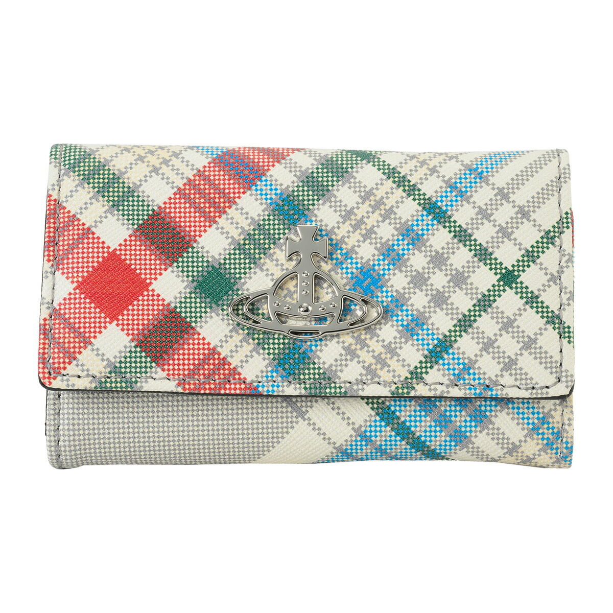 美品 Vivienne Westwood 6連キーケース マルチカラー チェック 楽天市場】Vivienne Westwoodヴィヴィアンウエストウッド6連